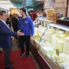 Başkan Batur, Hatay Pazaryeri'nde Vatandaşı Dinledi