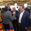 Başkan Batur, Hatay Pazaryeri'nde Vatandaşı Dinledi