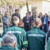 Başkan Batur Şantiyelerde İşçiyle Bayramlaştı