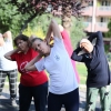 Konaklılar Güne Açık Havada Sporla Başladı