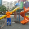 Atilla Spor Parkı oyun gruplarının temizliği