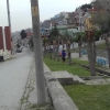 Metin Oktay Parkı ot temizliği çalışması