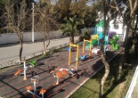 Aydın Erten Parkı yeni spor aleti ve oyun grubu