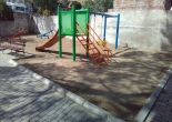 5402 Sokak Parkı çocuk oyun alanı çapalama ve kum takviyesi  