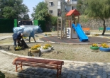 Kemal Reis Mahallesi Bağımsız Sevgi Anaokulu Bahçesi kosa, temizlik ve dikim çalışması