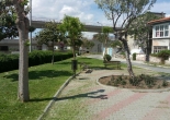Nazime Sacide Akarcalı Semt Merkezi bahçesi ve çevresi misina çalışması