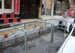 Şükrü Saraçoğlu Caddesi Çöp Konteynırı Sabitleme Korkuluğu Boya Çalışması