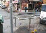 Şükrü Saraçoğlu Caddesi Çöp Konteynırı Sabitleme Korkuluğu Boya Çalışması