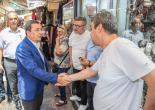 Başkan Batur Yıkılan Şadırvanın Aynı Şekilde Yapılması İçin Talimat Verdi