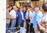 Başkan Batur Yıkılan Şadırvanın Aynı Şekilde Yapılması İçin Talimat Verdi