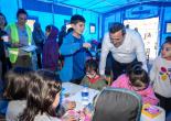Başkan Batur’dan Çadır Kent Ziyaretinde Dayanışma Vurgusu
