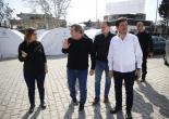 Batur’dan Konak’ın Çadır Kentine Ziyaret