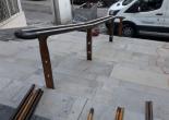 Kılıç Reis Mahallesi 310 Sokakta Merdiven Yenileme ile Lazer Kesim Tutamak İmalat ve Montaj Çalışması