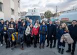 Konak’tan Hatay’a Yardım Konvoyu Yola Çıktı
