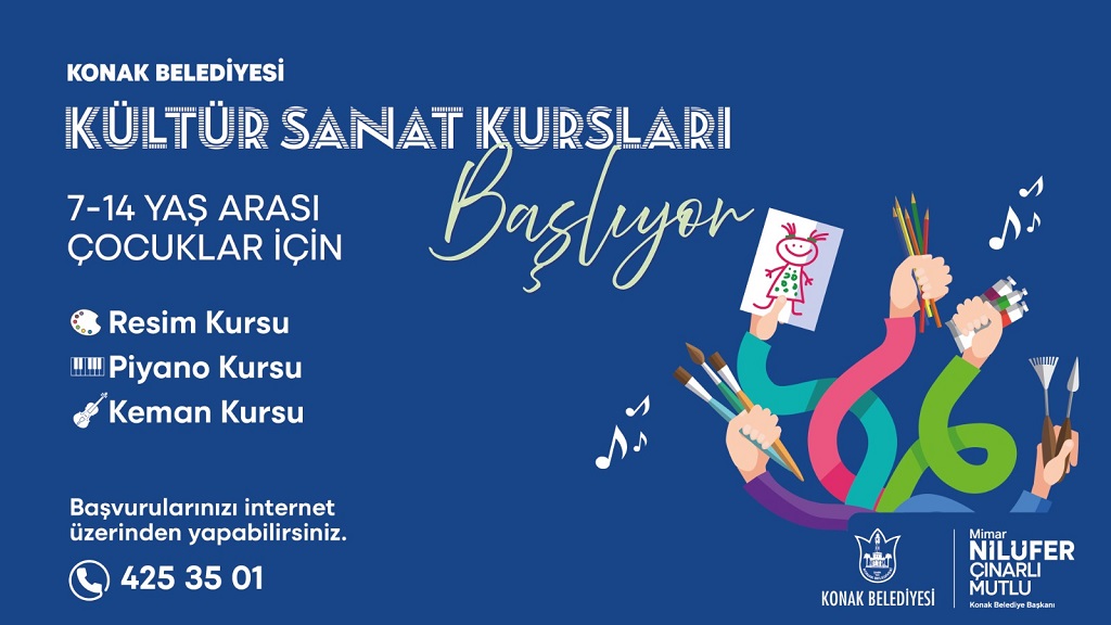 Konak’ta Yeni Dönem Kurs Kayıtları Başladı